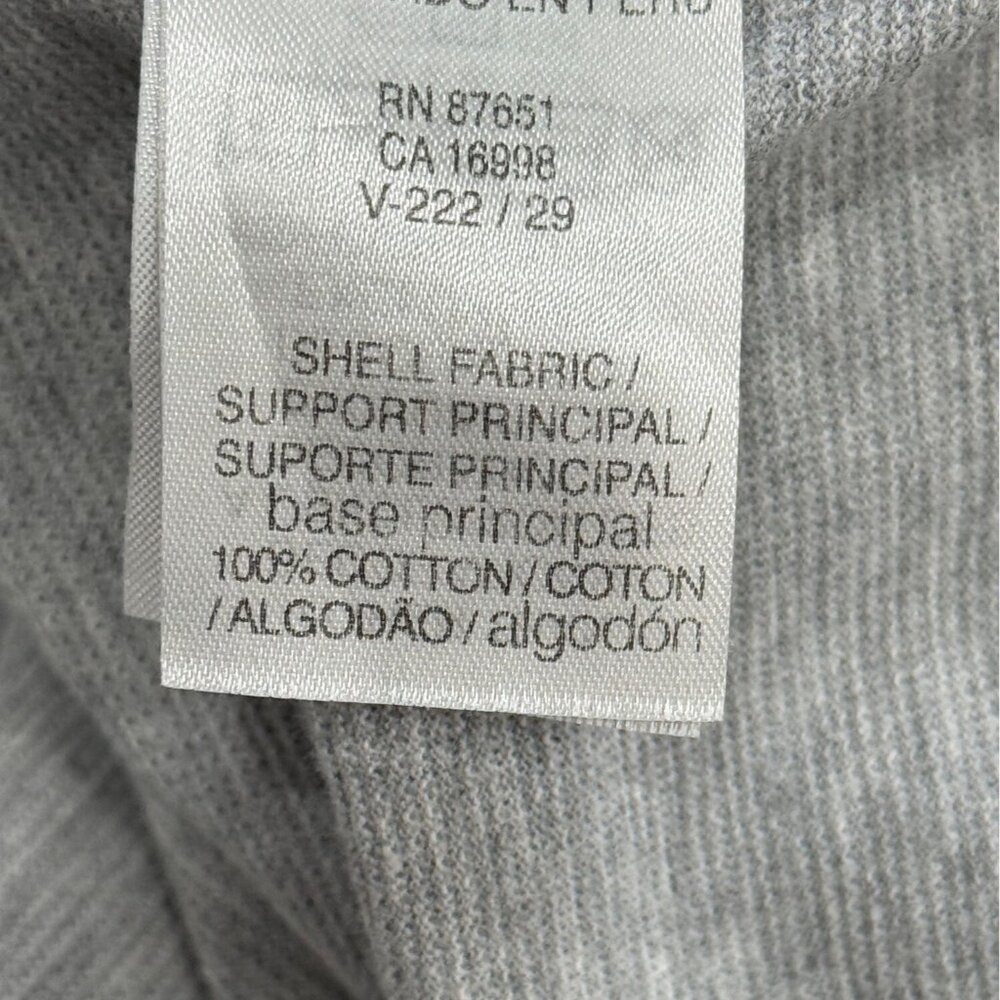 Lacoste Mens Size XL Lettered Band Cotton Polo Shirt Short Sleeve Gray - Picture 6 of 6